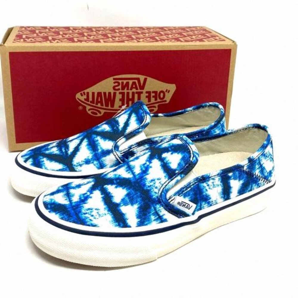 💖MEGA SALE💖VANS Slip On Indigo Blues Shoes VN0A3MVDIEM Sneakers Canvas Women's